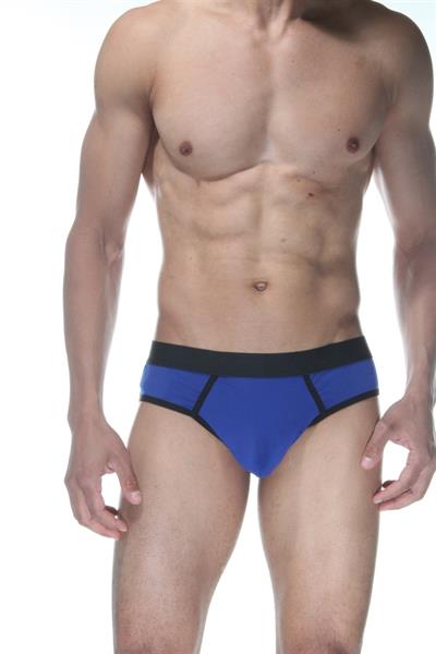 Erkek Mavi Fantezi Giyim Jockstrap HF102123 