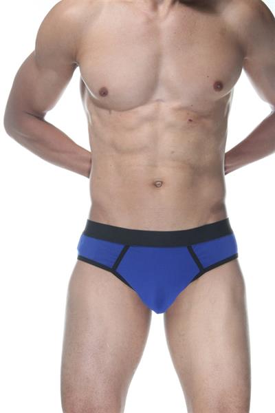 Erkek Mavi Fantezi Giyim Jockstrap HF102123 