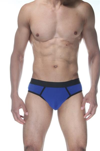 Erkek Mavi Fantezi Giyim Jockstrap HF102123 
