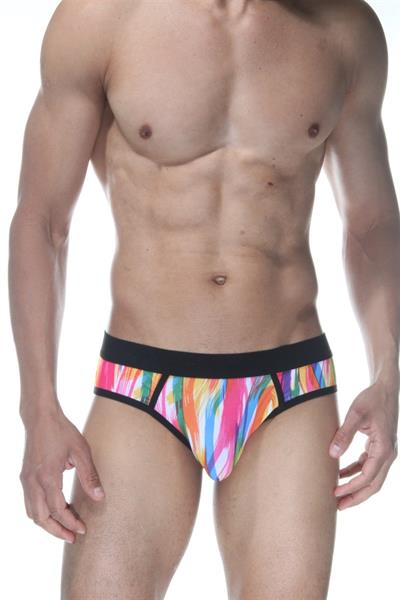 Erkek Çok Renkli Fantezi Giyim Desenli Jockstrap HF102114 