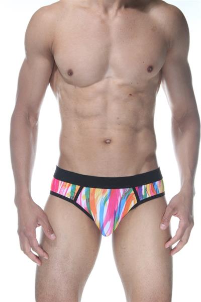 Erkek Çok Renkli Fantezi Giyim Desenli Jockstrap HF102114 