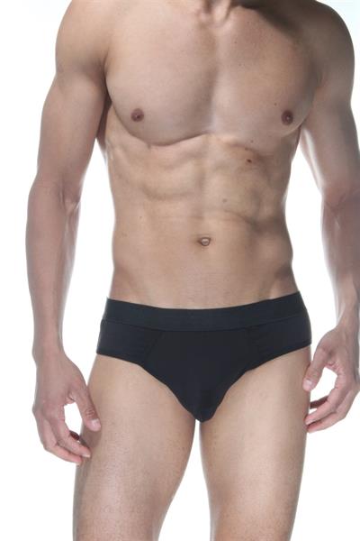 Erkek Siyah Fantezi Giyim Jockstrap HF102126 