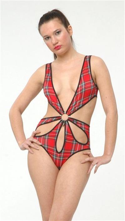 Çok Renkli Fantezi Giyim Desenli Çiçek Dekolteli Body HF091214 
