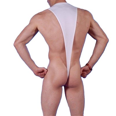 Erkek Beyaz Fantezi Giyim Body HF080897 