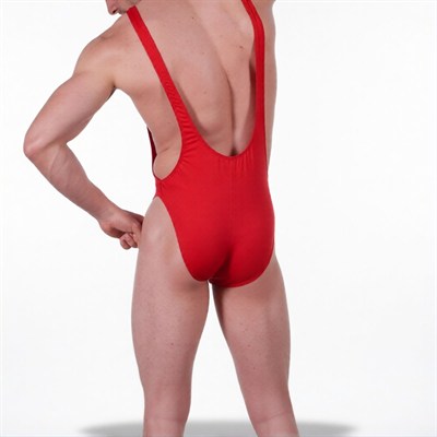Erkek Kırmızı Fantezi Giyim Body HF080896 
