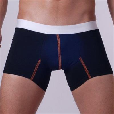 Erkek Lacivert Biye Detaylı Boxer HF140509 