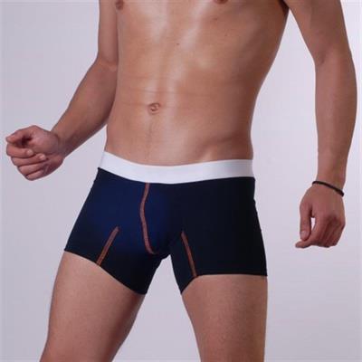 Erkek Lacivert Biye Detaylı Boxer HF140509 