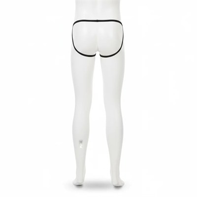 Erkek Siyah Fantezi Giyim Arkası Açık Dantelli Jockstrap HF4626