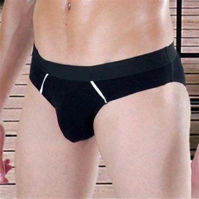 Erkek Siyah Fantezi Giyim Slip HF110428 