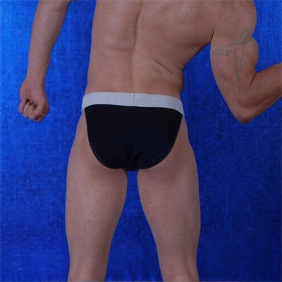 Erkek Siyah Fantezi Giyim Slip HF080808 