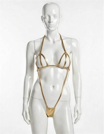 Fantezi Giyim Metalik Mikro Body HF100905 