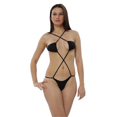 Siyah Fantezi Giyim Body HF091257 