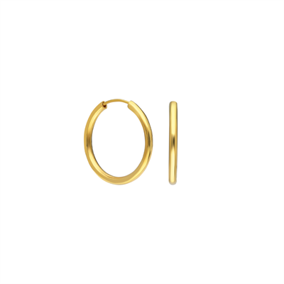 14mm Halka Küpe719952 Gold