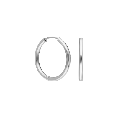 14mm Halka Küpe719952 Silver