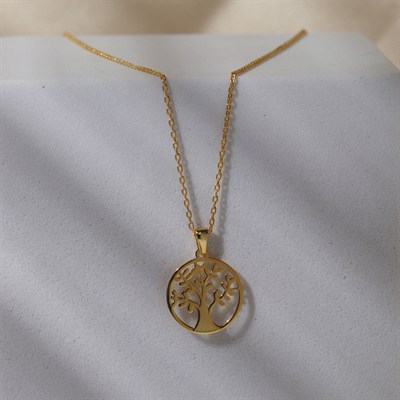 Ağaç Kolye 718016 Gold