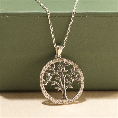 Ağaç Kolye 718016 Silver