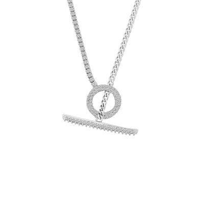 April Kolye 719051 Silver