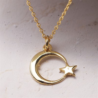 Ayyıldız Kolye 718005 Gold