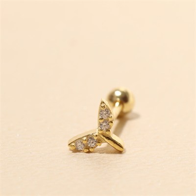 Balık Kuyruğu Piercing 717123 Gold