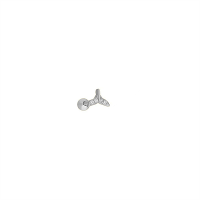 Balık Kuyruğu Piercing 717123 Silver