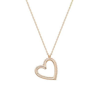 Belly Kalp Kolye 718953 Silver