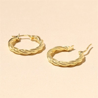 Burma Halka Küpe 718886 Gold
