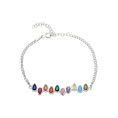 Çok Renkli Bileklik 718508 Silver