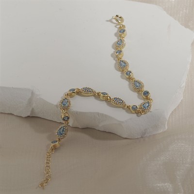 Damla Taşlı Bileklik 718551 Gold
