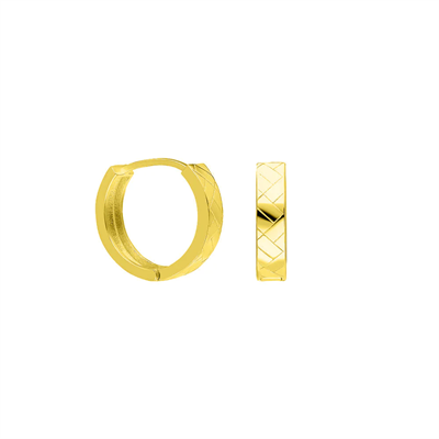 Ekose Halka Küpe 718887 Gold
