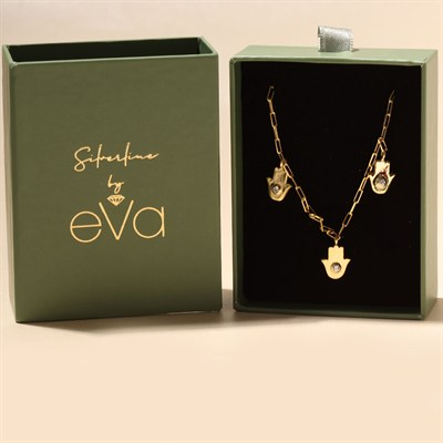 Fatıma Kolye 718927 Gold