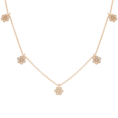 Flower Sallantılı Kolye 718909 Rose