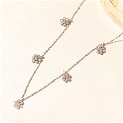 Flower Sallantılı Kolye 718909 Silver