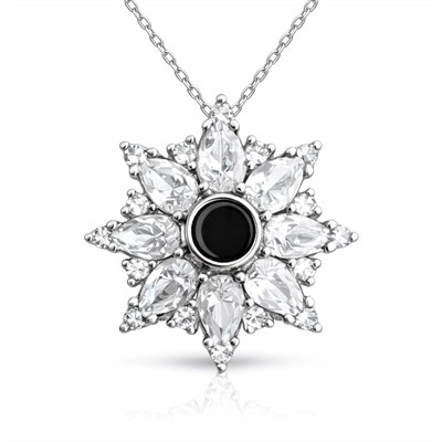 Gümüş 100 Dilde Seni Seviyorum Lotus Kadın Kolye