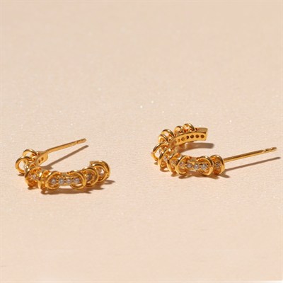 Halka Küpe 717083 Gold