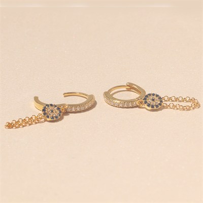 Halka ve Zincir Küpe 717086 Gold