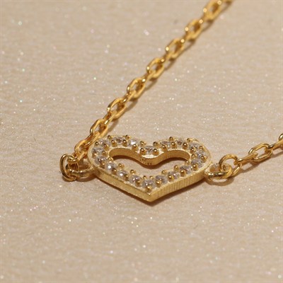 Kalp Kolye 718012 Gold