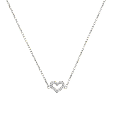 Kalp Kolye 718012 Silver