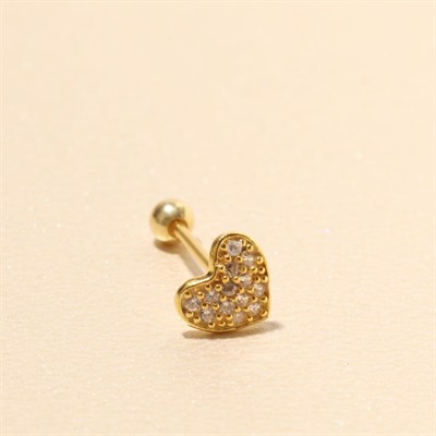 Kalp Piercing 717122 Gold