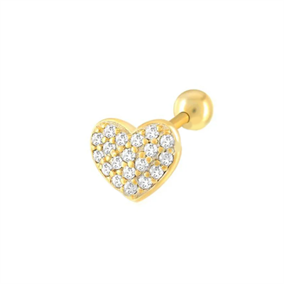Kalp Piercing 717122 Gold