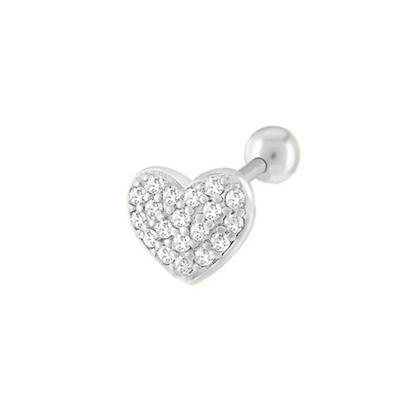 Kalp Piercing 717122 Silver