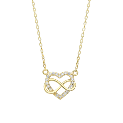 Kalp ve Sonsuzluk Kolye 718004 Gold