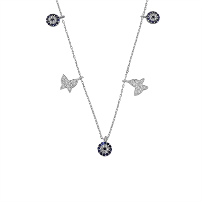Kelebek Charm Kolye 718901 Rose
