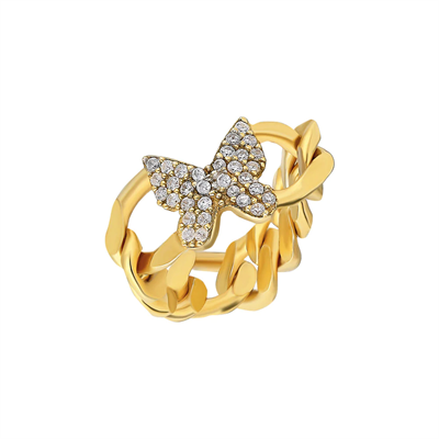 Kelebek Yüzük 718869 Gold