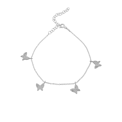 Kelebek Zincir Bileklik 719131 Silver