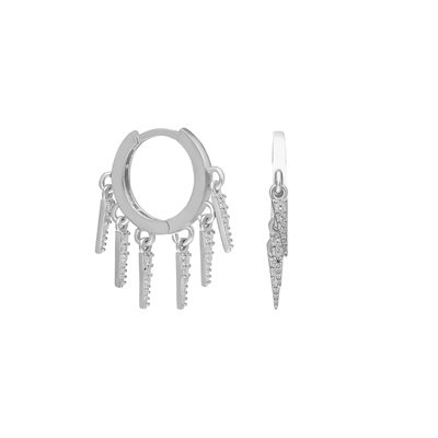 Levi Zirkon Küpe 717065 Silver