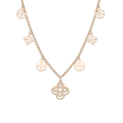Linda Taşlı Kolye 718910 Rose