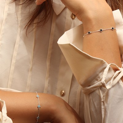 Mavi Yonca Bileklik 718537 Silver