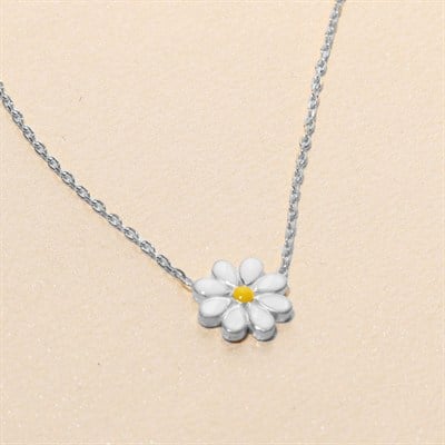 Papatya Kolye 718014 Silver