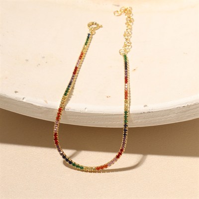 Renkli Suyolu Bileklik 719458 Gold