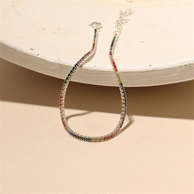 Renkli Suyolu Bileklik 719458 Silver